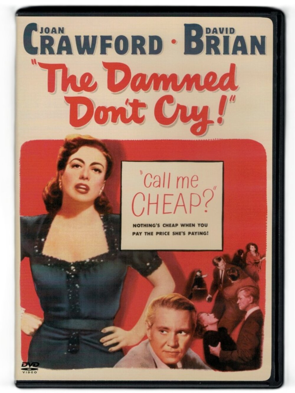 The Damned Don't Cry (DVD) 1950 Joan Crawford, David Brian NEW